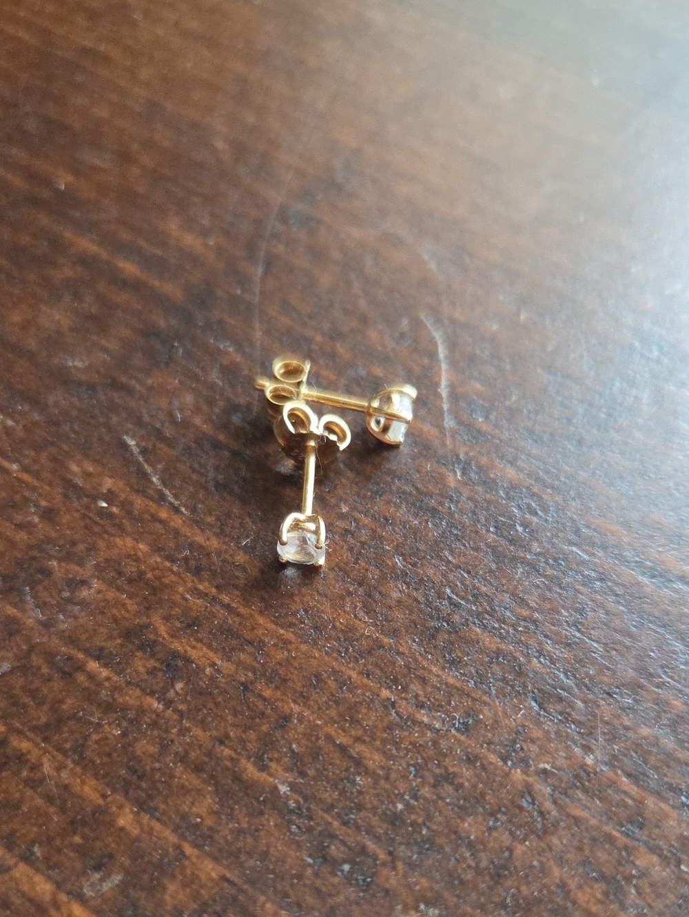 Round Topaz Studs